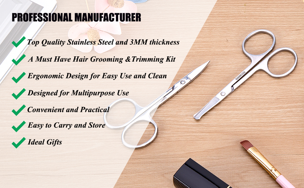 scissors,brow scissors,eyebrow scissors