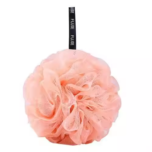 Pink bath loofah,shower ball,shower sponge;bath flower