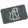 microfiber  high water absorbency Chenille shaggy mat
pure color Anti-Slip Easey to cleaning mat
Spray latex backing non slip bath mats