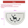 christmas Imitation cashmere polyester rug bathroom nonslip mat super absorbs microfiber floor mat
semicircle microfiber bathroom rugs non slip ultrasoft christmas reindeer printing bath mats
anti slip backing microfiber mat non soft bath mats