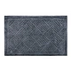 Grey Simple Line Floor Mat Non-Woven Fabric Edging Design More Practical Absorbent Non-Slip Bathroom Mat