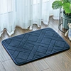 cotton chenille bath mat Ultra-fine fiber floor mat Cheap absorbent mats microfiber Quilted rug
doubleface Quilting process Positive and negative quilting embroidery floor mat
Plain colour Sherpa Fleece Super absorbent foot kitchen bathroom and other mult