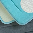 embossed microfiber bath mat rug
inside foam back PVC
Water-absorbing soft foot mat special non-slip bottom safe bathroom floor mat