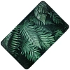 Customizable Coral Velvet Ferns Printed Room Mat Microfiber Floor Rug Anti-Slip Sponge Bath Mat
