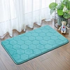 embossed microfiber bath mat rug
inside foam back PVC
Water-absorbing soft foot mat special non-slip bottom safe bathroom floor mat