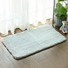 soft microfiber solid colors anti slip bath mat
thin  super water absorbing non slip floor mat
bathroom nonslip tufted door mat