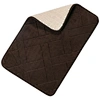 cotton chenille bath mat Ultra-fine fiber floor mat Cheap absorbent mats microfiber Quilted rug household items
doubleface Quilting process Positive and negative quilting embroidery floor mat
Plain colour Sherpa Fleece Super absorbent foot kitchen bathroo