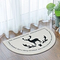 christmas Imitation cashmere polyester rug bathroom nonslip mat super absorbs microfiber floor mat
semicircle microfiber bathroom rugs non slip ultrasoft christmas reindeer printing bath mats
anti slip backing microfiber mat non soft bath mats