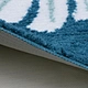 Blue rectangular plush floor mat
Water absorption and dirt resistance
antiskid
Plant patterns
blue