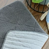 cotton chenille bath mat Ultra-fine fiber floor mat Cheap absorbent mats microfiber Quilted rug
doubleface Quilting process Positive and negative quilting embroidery floor mat
Plain colour Sherpa Fleece Super absorbent foot kitchen bathroom and other mult