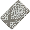 Coral Fleece 3D Jacquard Bathroom Mat Super Water Absorbing  Microfiber Anti-slip Memory Foam Bath Mat