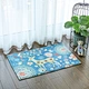 Mat Bath Printed Cartoon Microfiber Sponge Bathroom Mat Coral Velvet Cute Absorbent Floor Rug Antislip Bath Mats