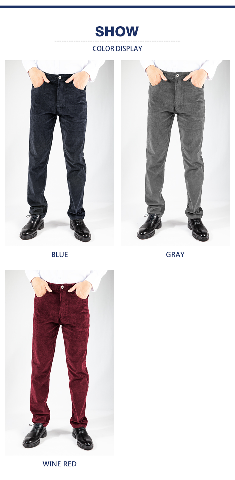 mens cargo corduroy pants