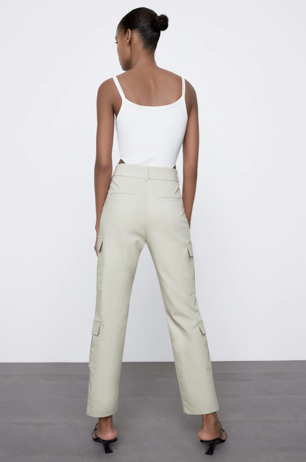 womens straight leg cargo pants