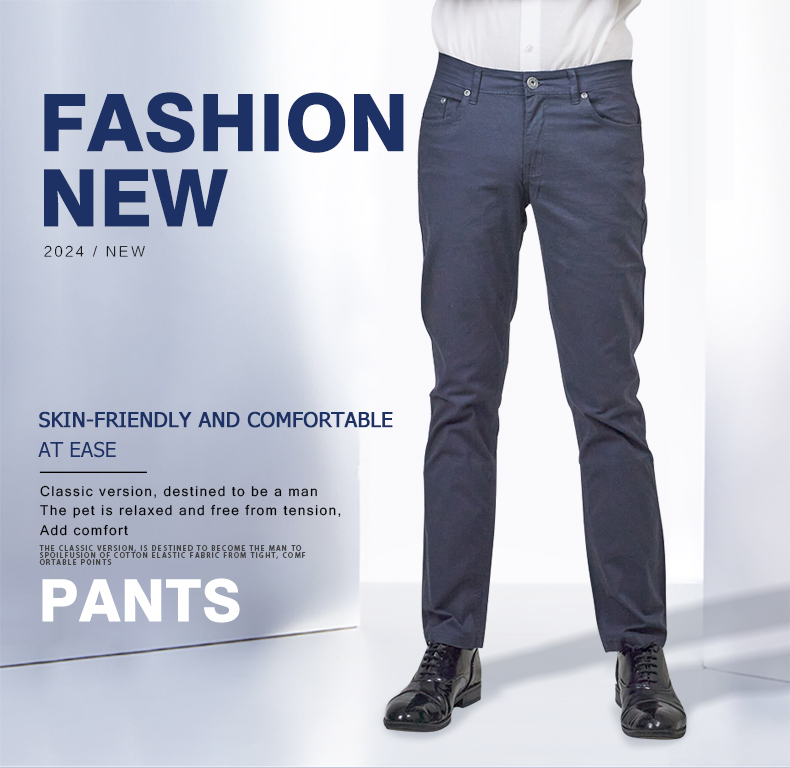 men's slim fit 5 pocket pants