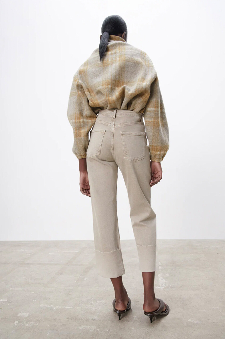 turn up trousers womens