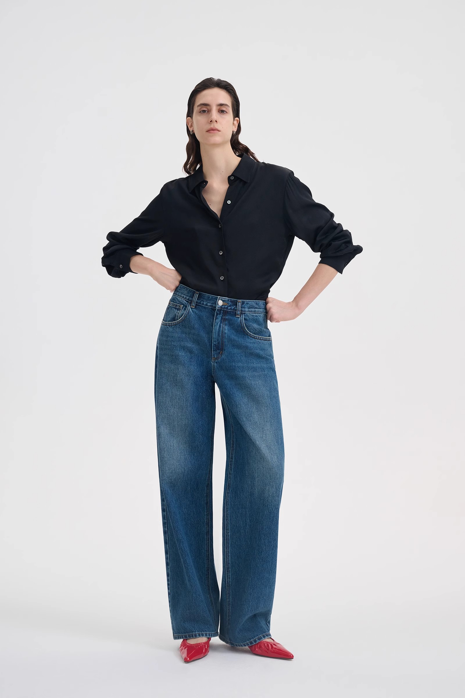 vintage wide leg jeans