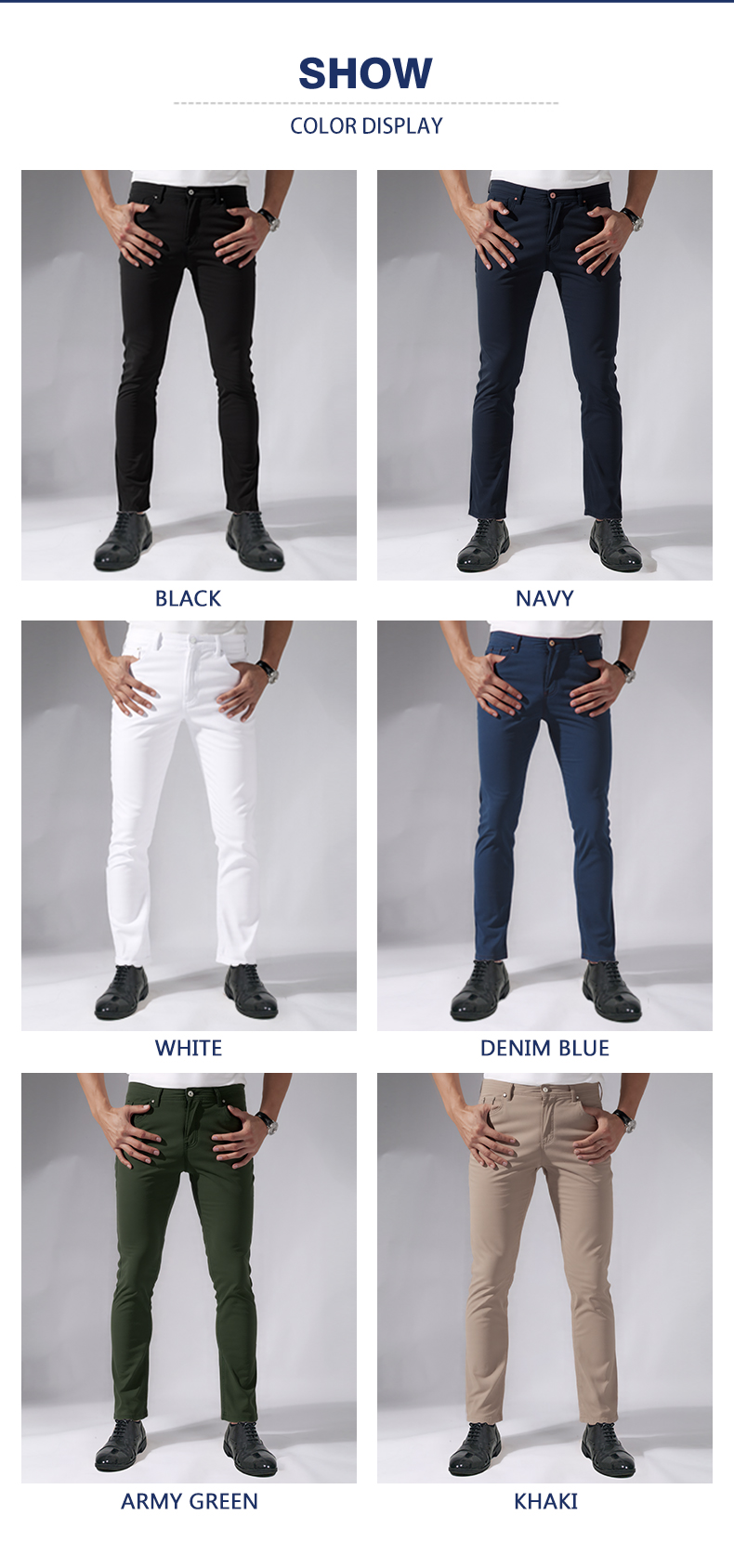 casual black pants for work