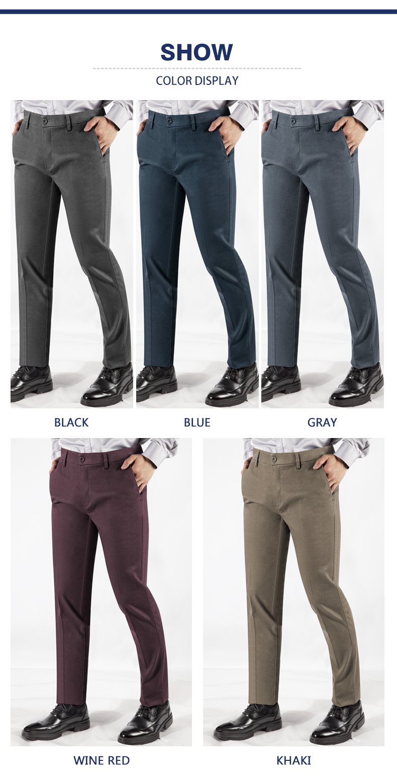black pants mens straight leg