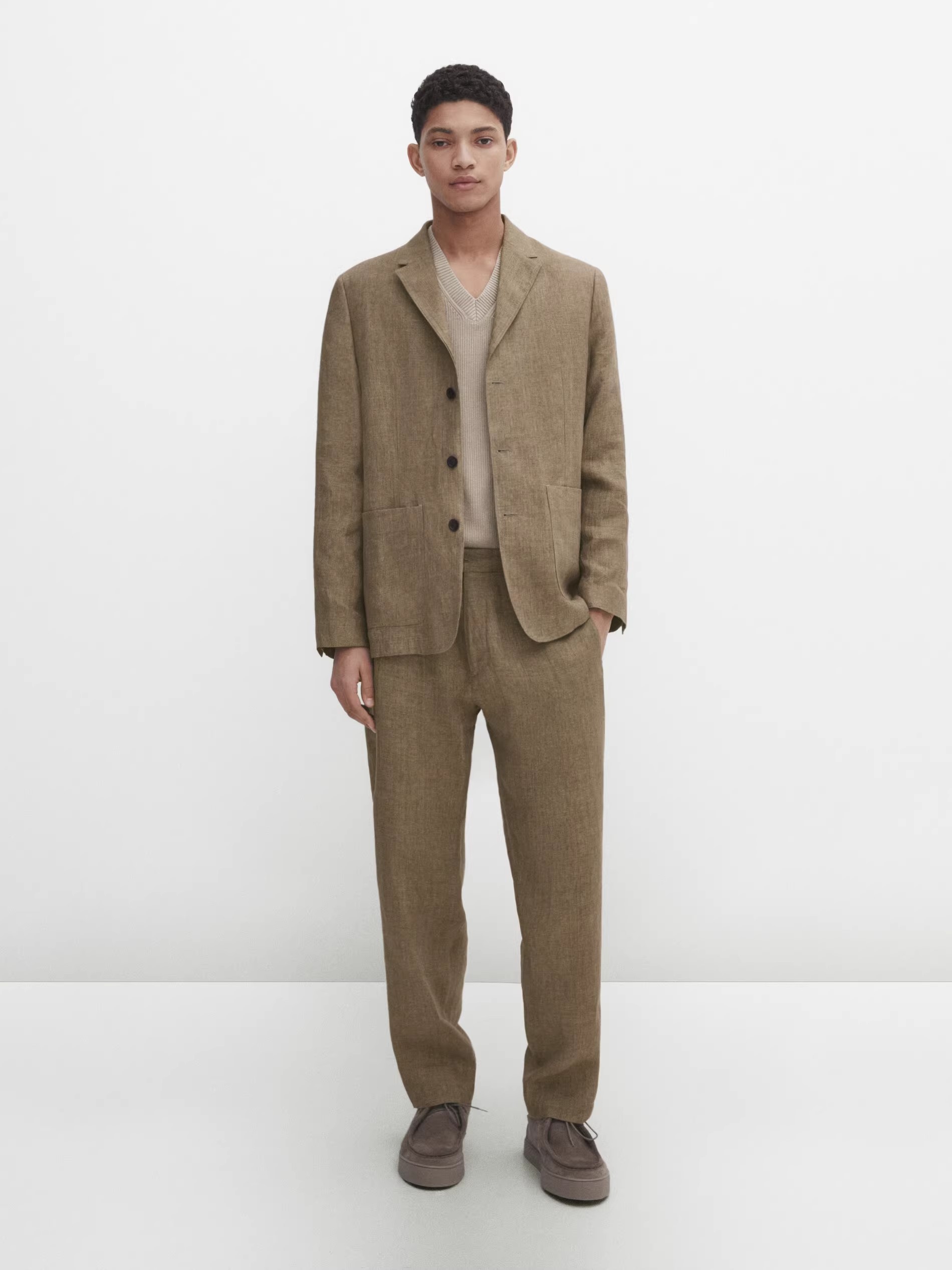 linen suit trousers