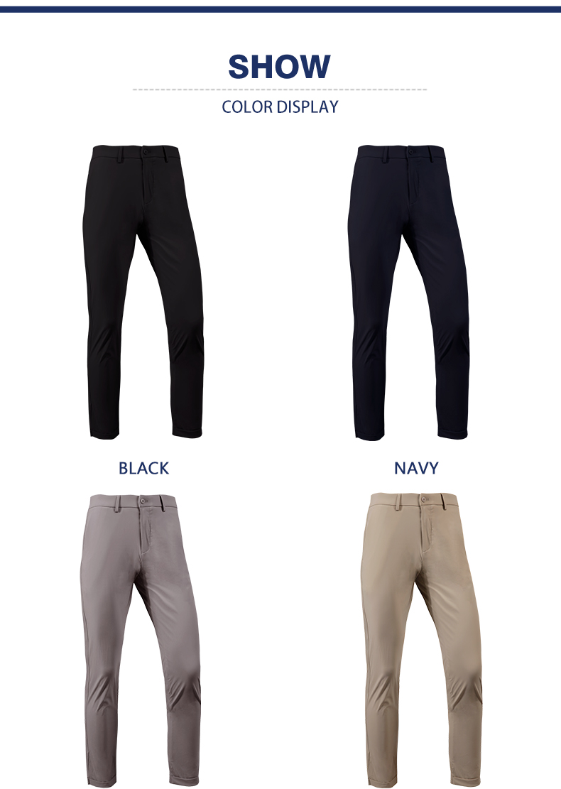 Men's S/S Warp-Knit Cropped Pants with Cuffed Hem