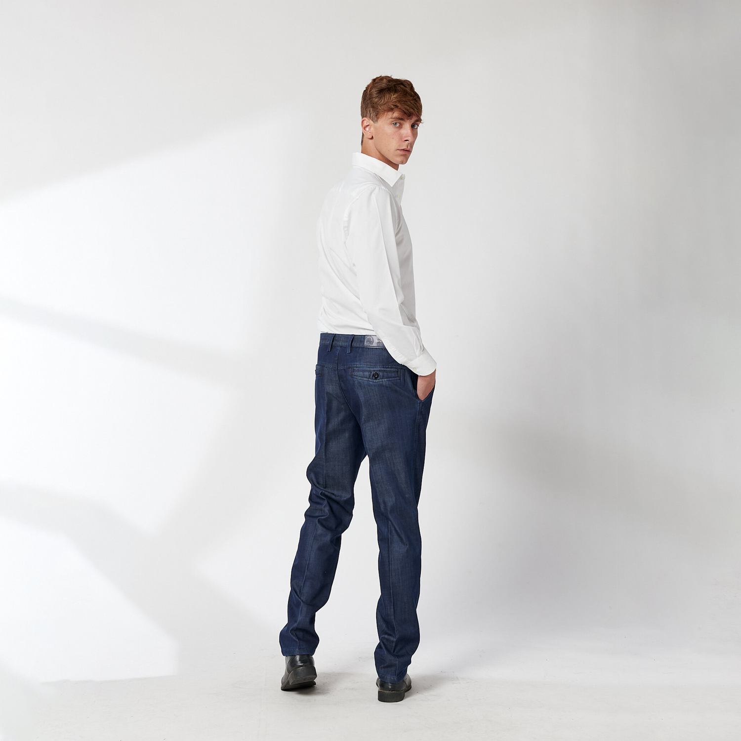 mens black skinny suit pants
