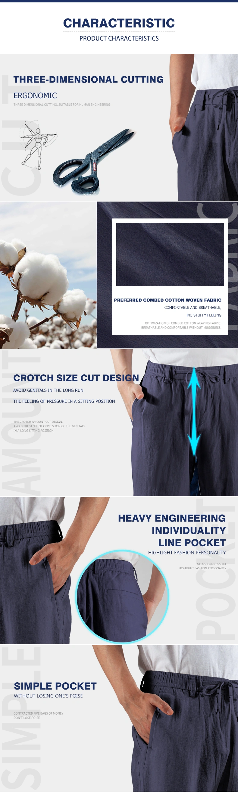 pure linen trousers men