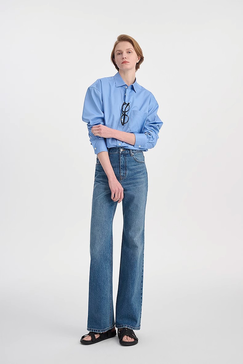 stretch flare jeans