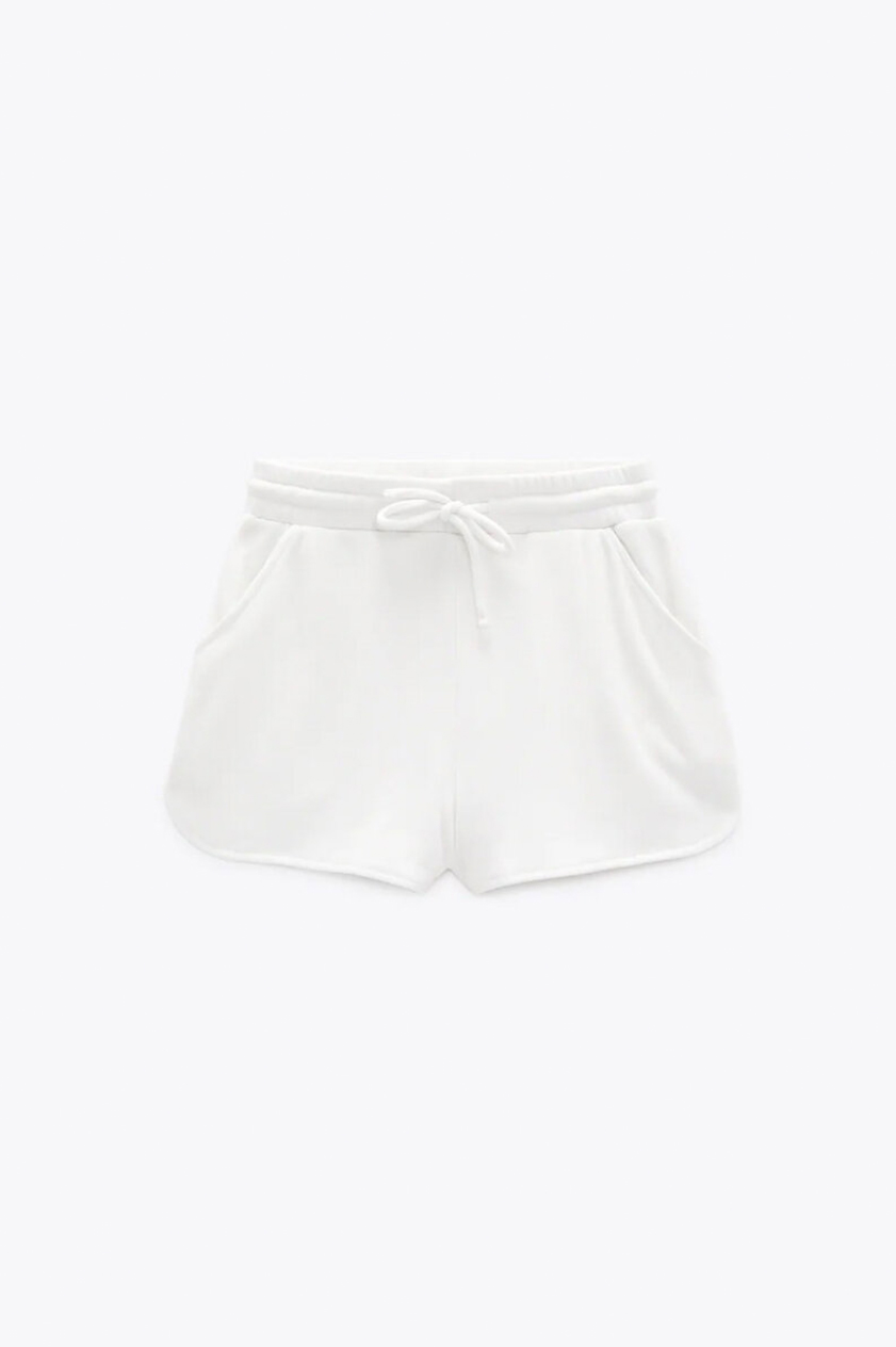 elastic drawstring shorts