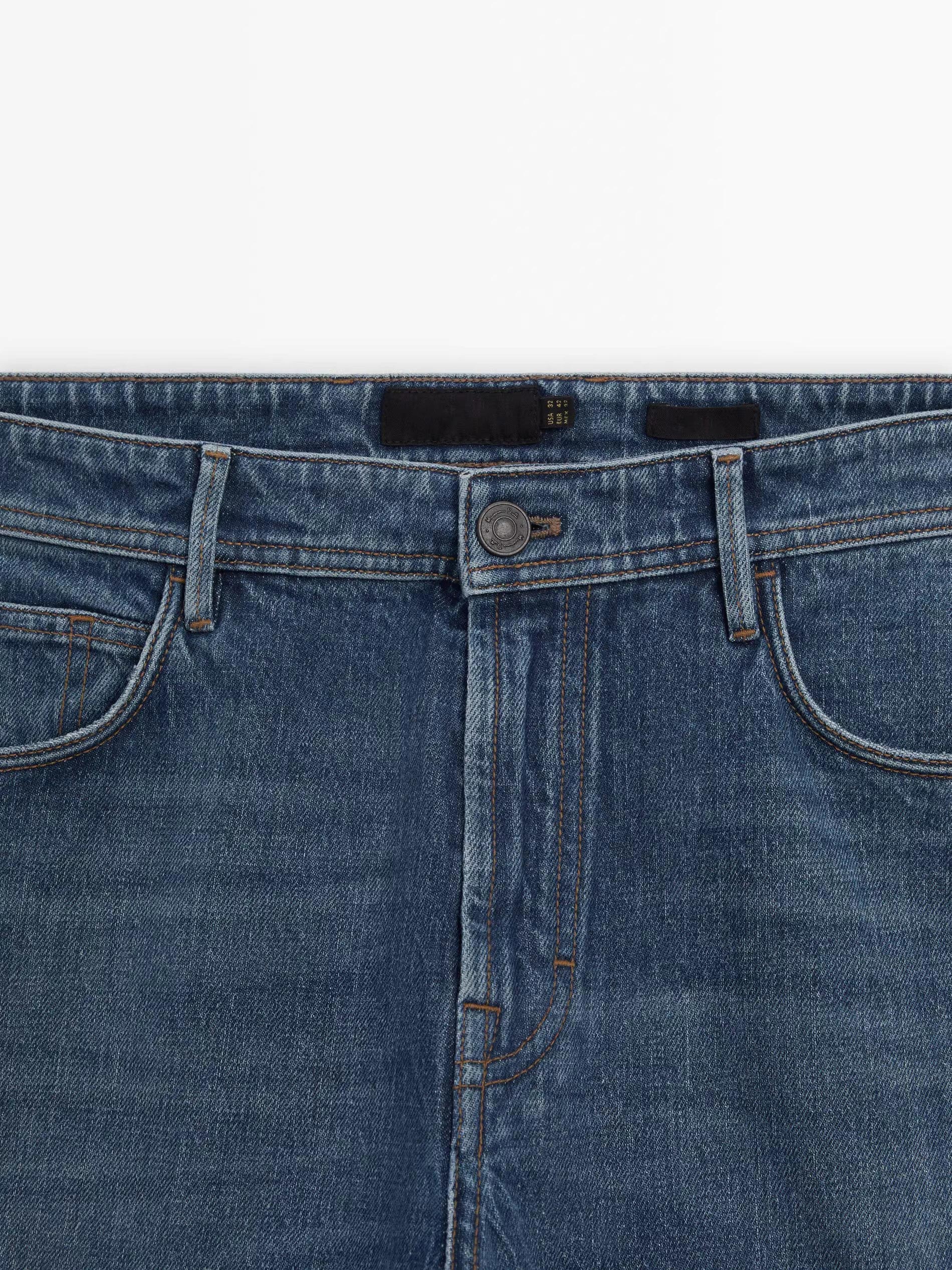 dark blue jeans men's slim fit