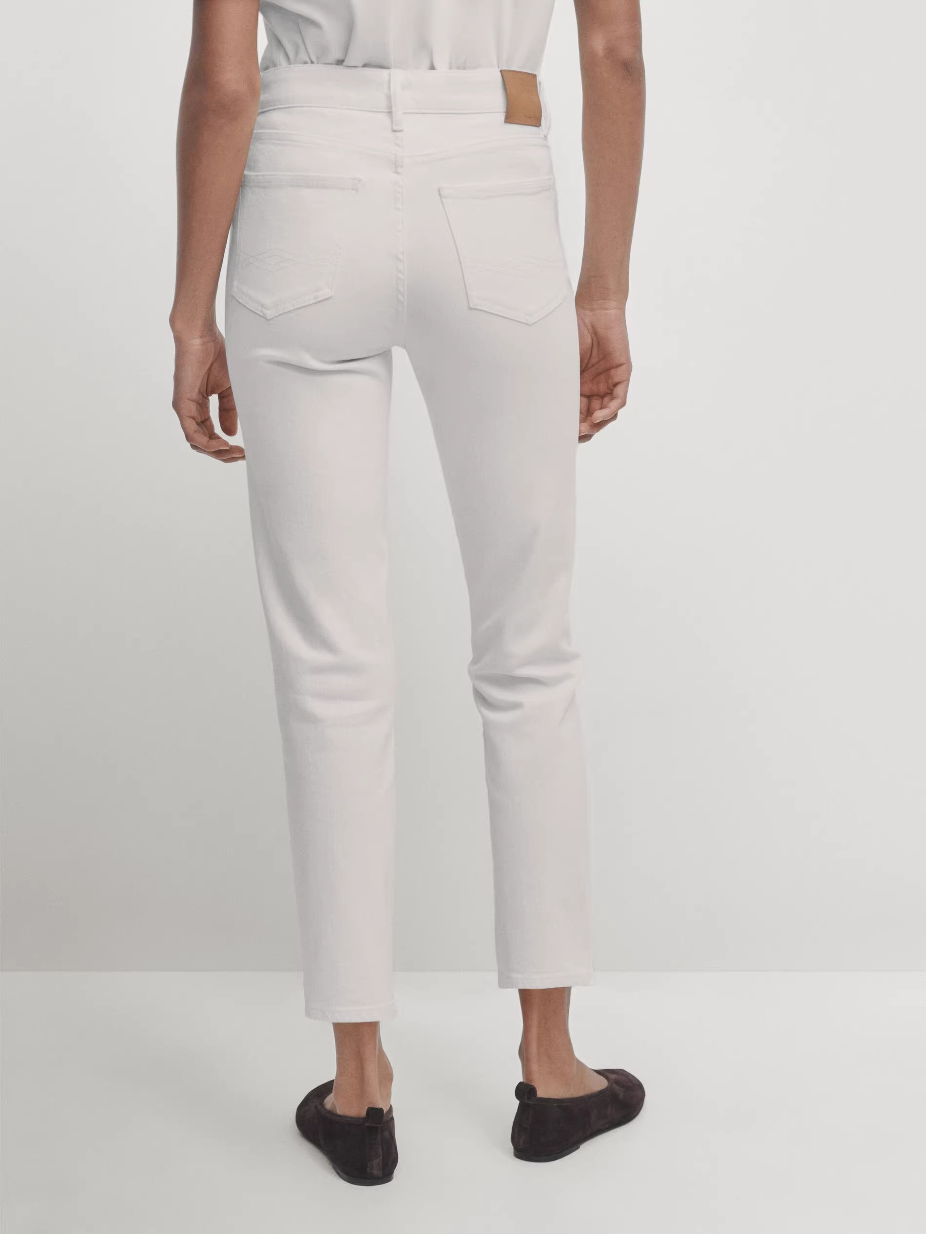 100 cotton jeans women's straight leg