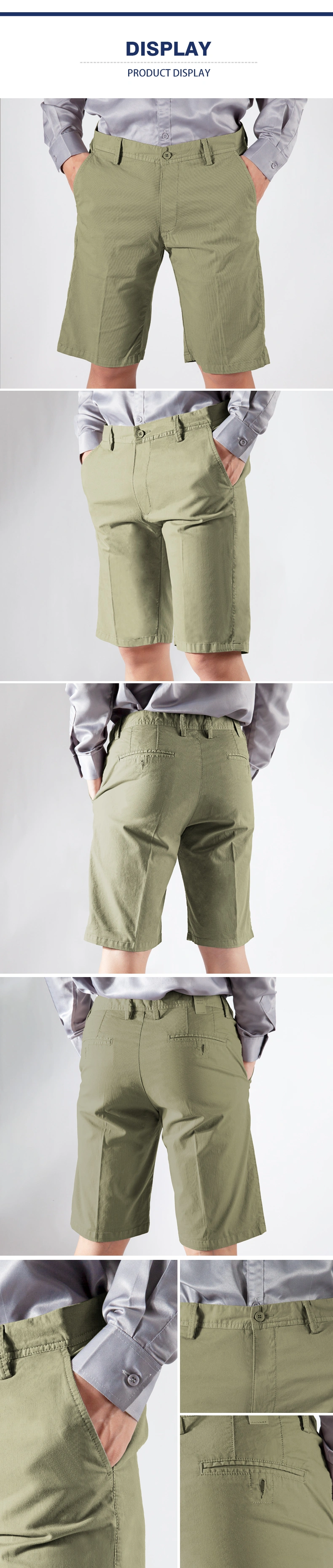 organic denim shorts