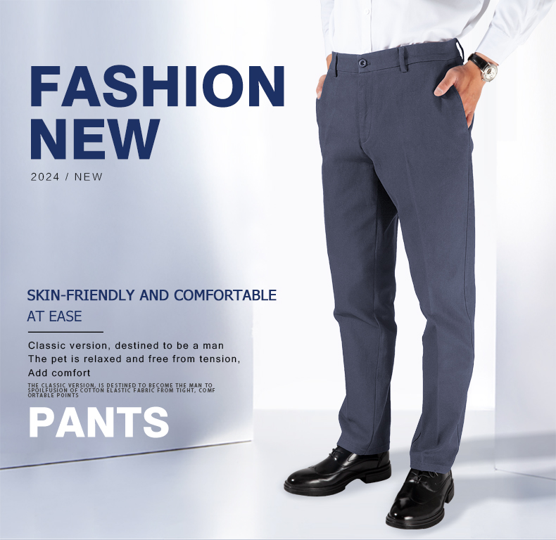 mens cotton suit trousers
