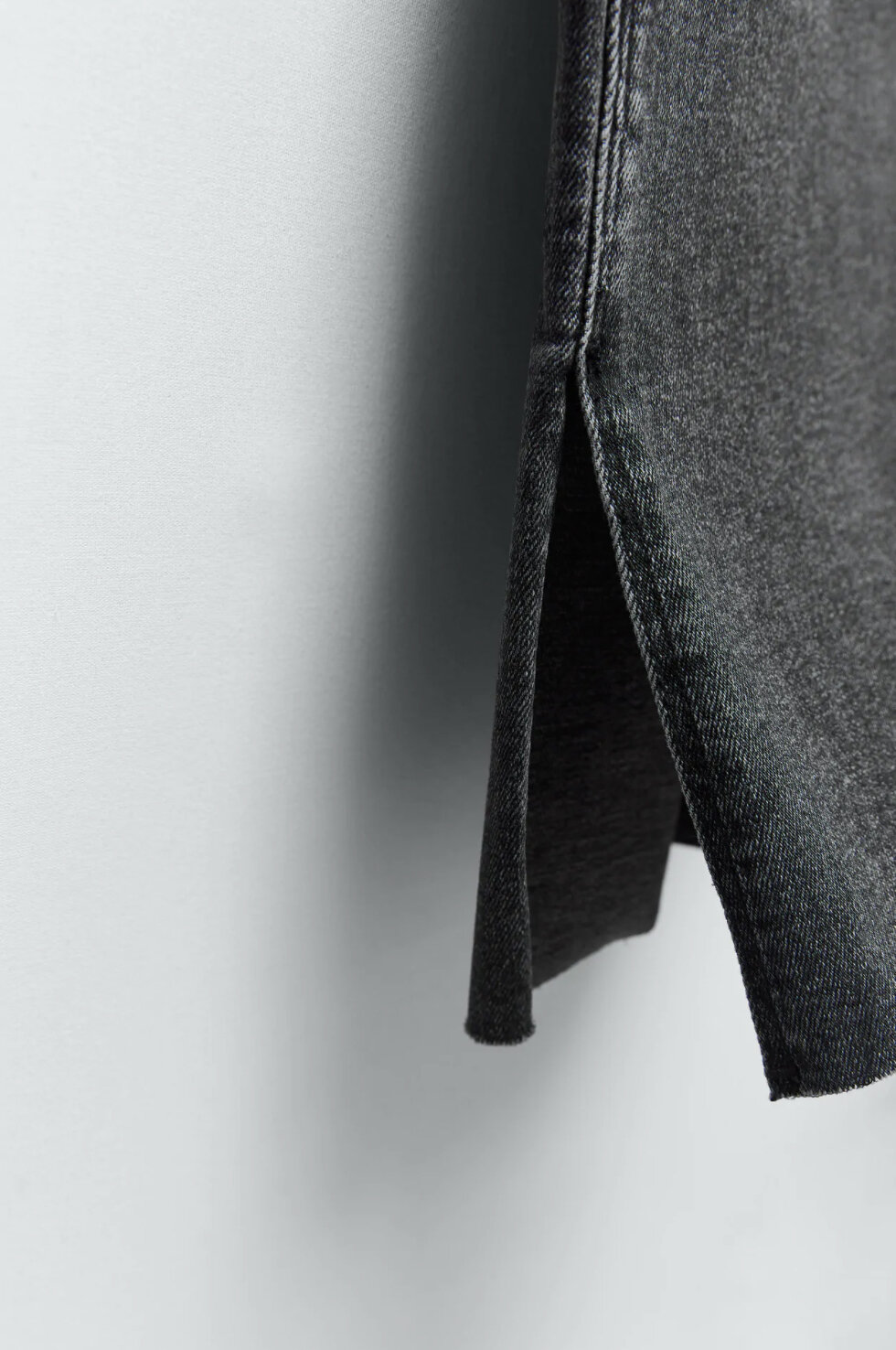flare jeans with side slits