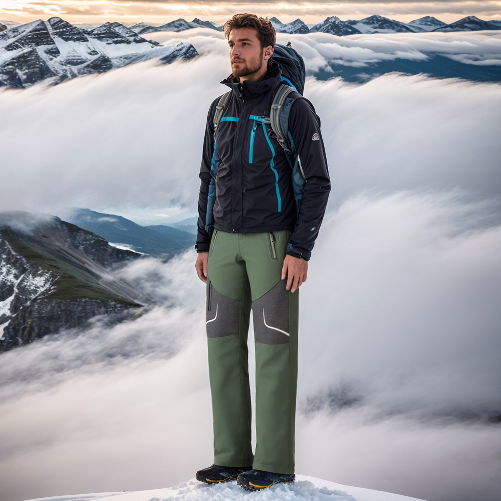 waterproof thermal walking trousers