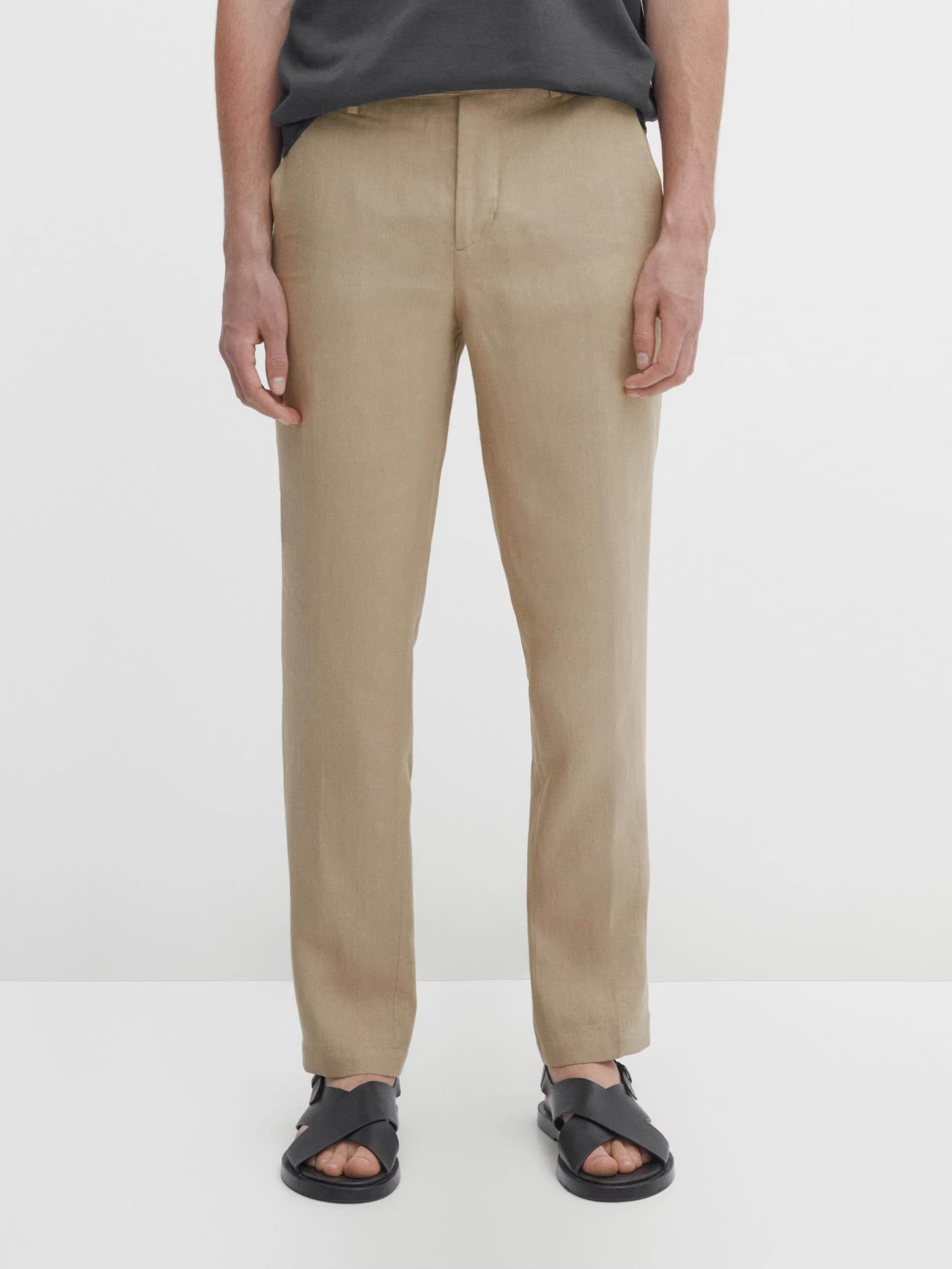 linen pants straight leg