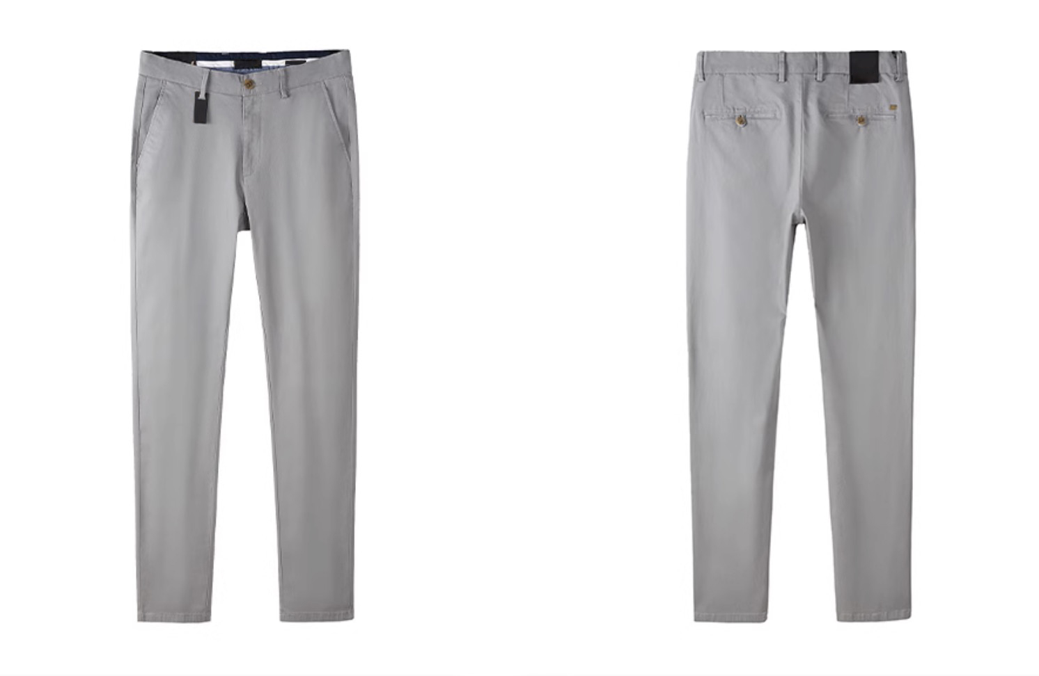 grey tapered chinos
