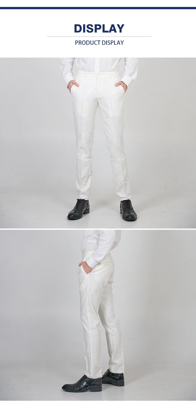 slim tapered suit pants
