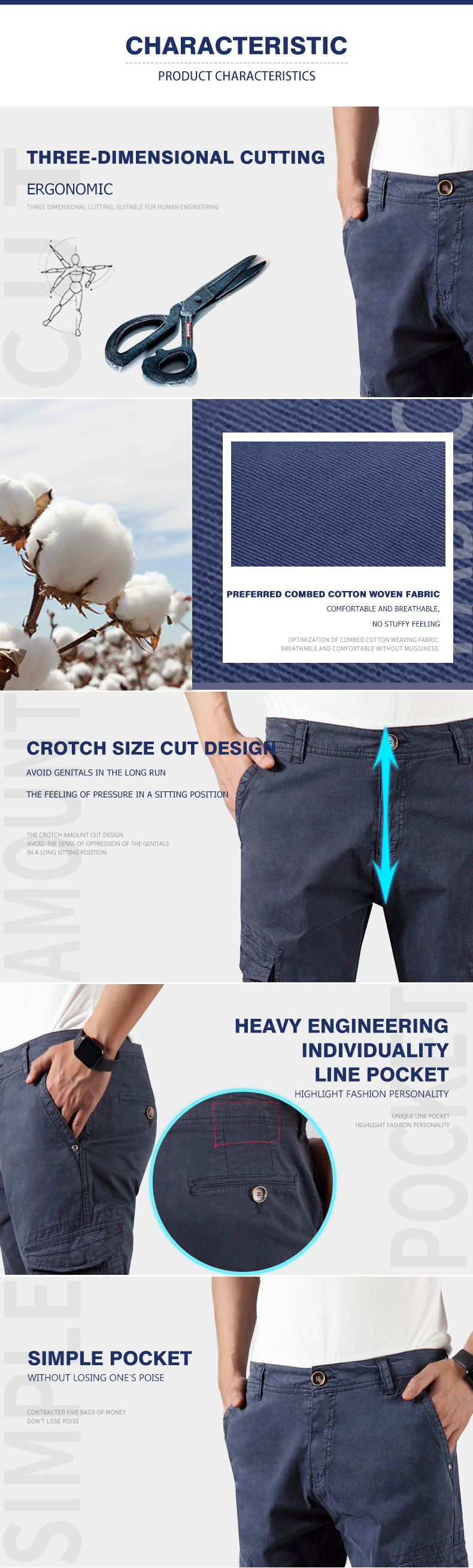 black cuffed cargos mens