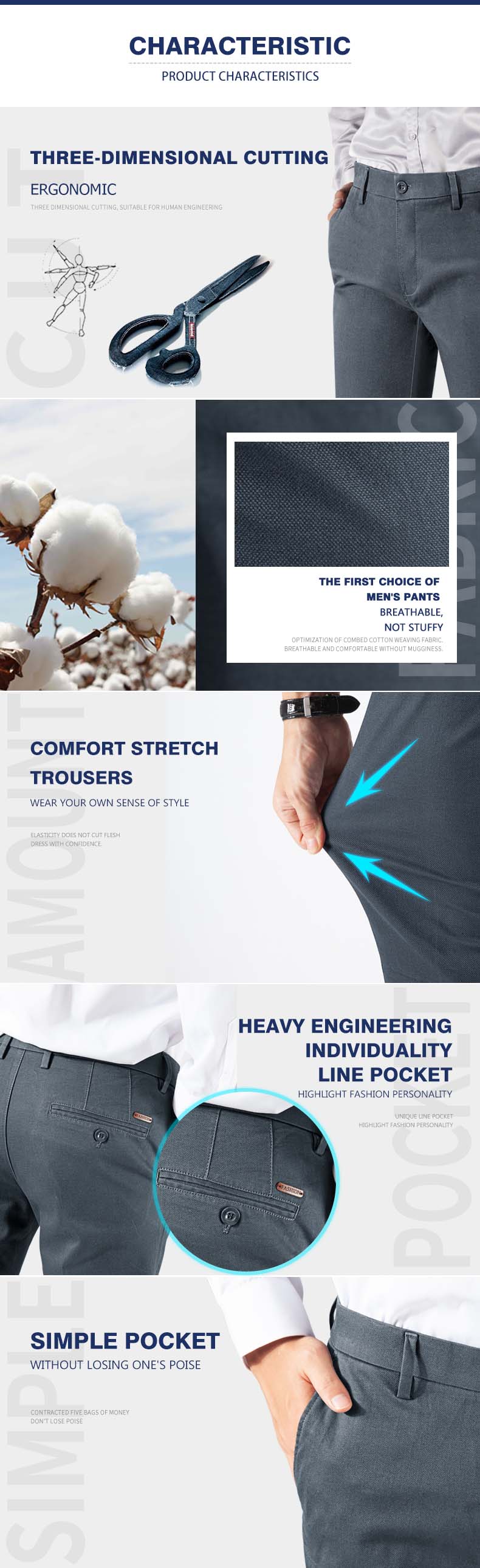 white straight leg pants for men