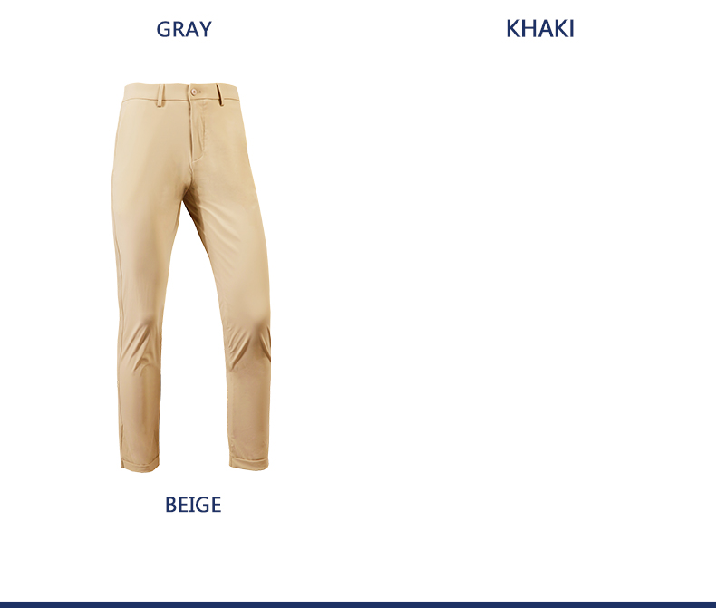 Men's S/S Warp-Knit Cropped Pants with Cuffed Hem