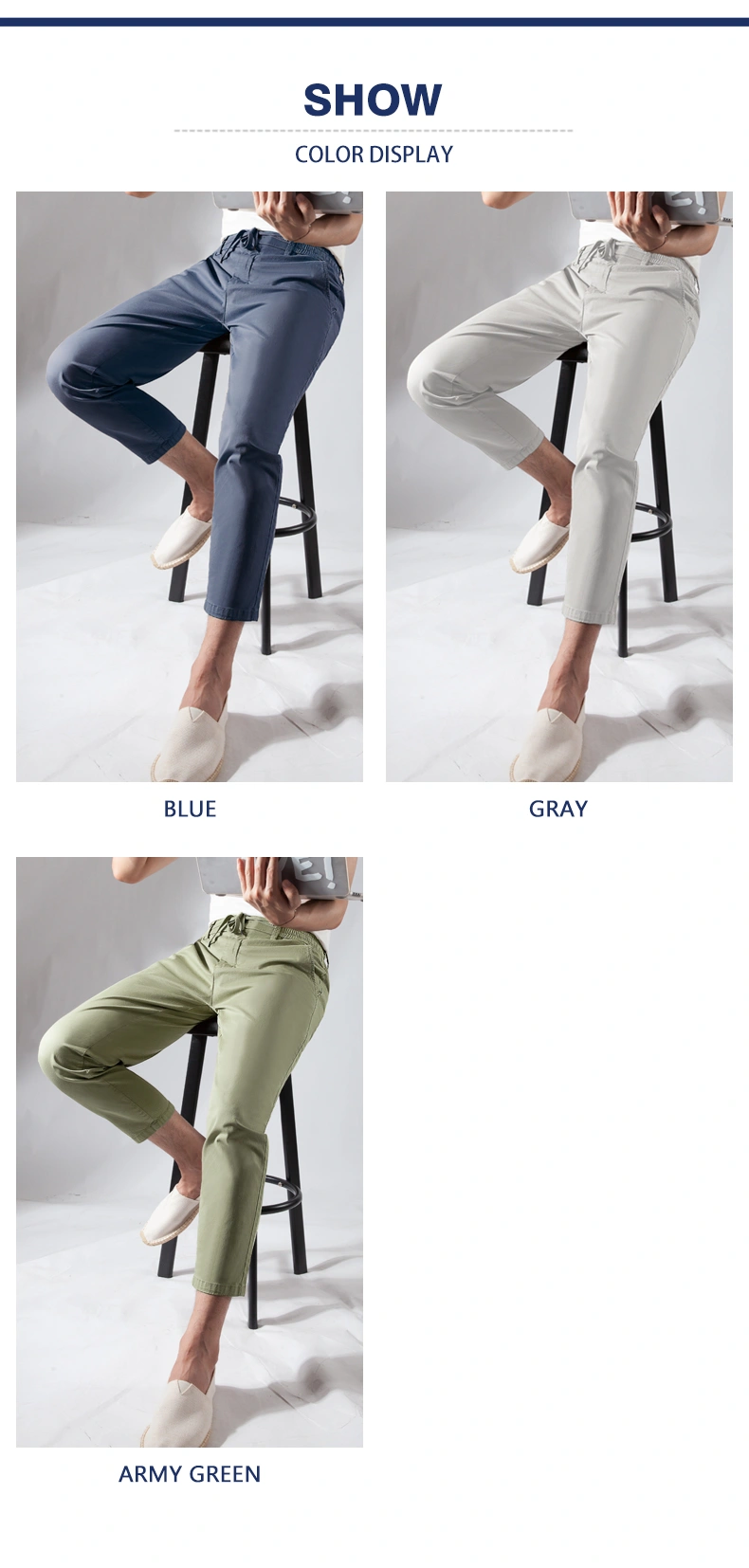 mens slim cropped trousers