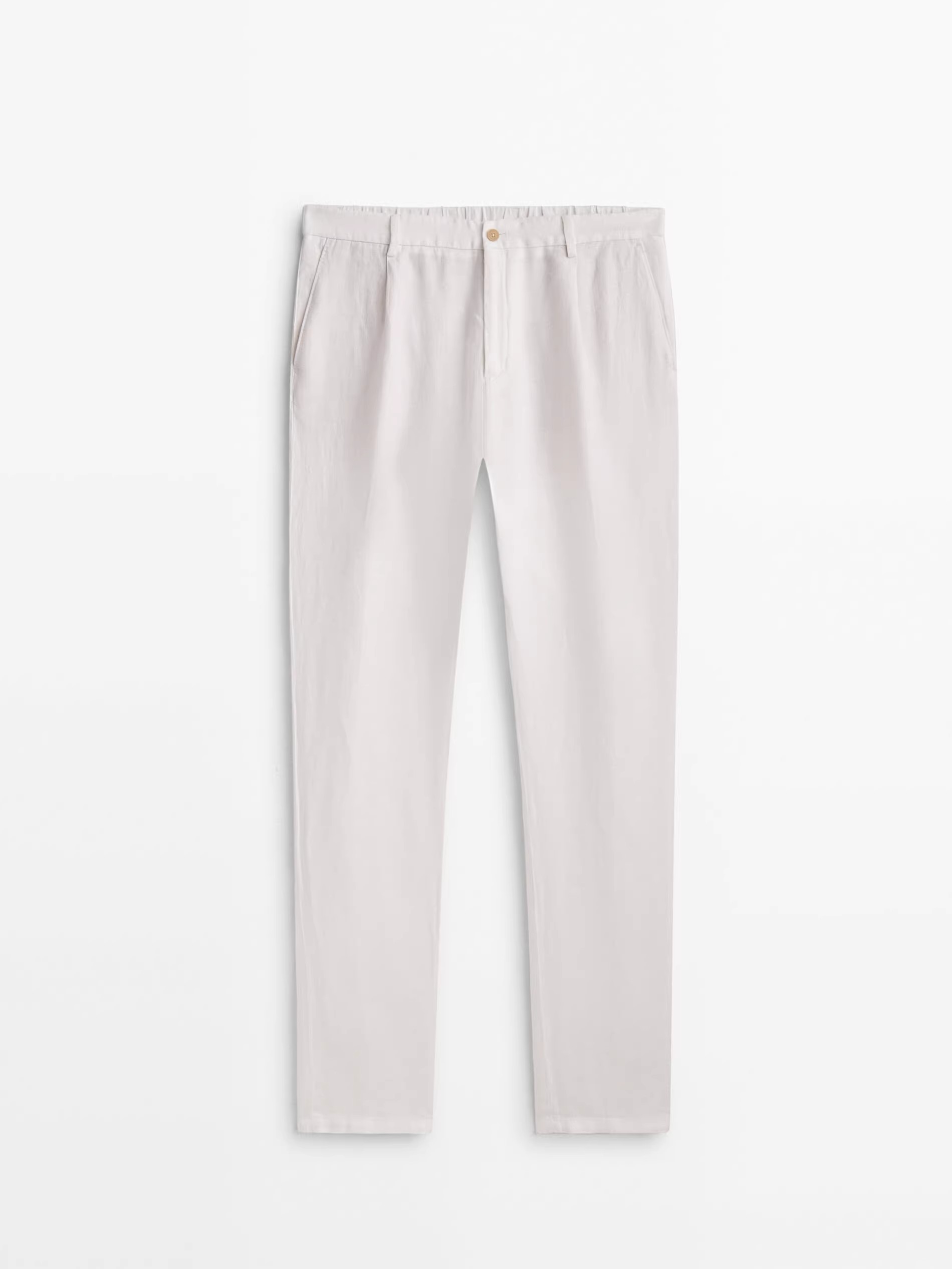 tapered leg linen pants