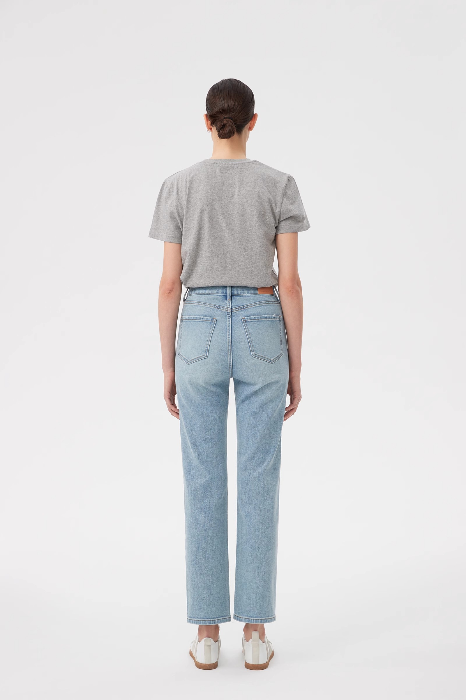 navy wide leg cropped pants