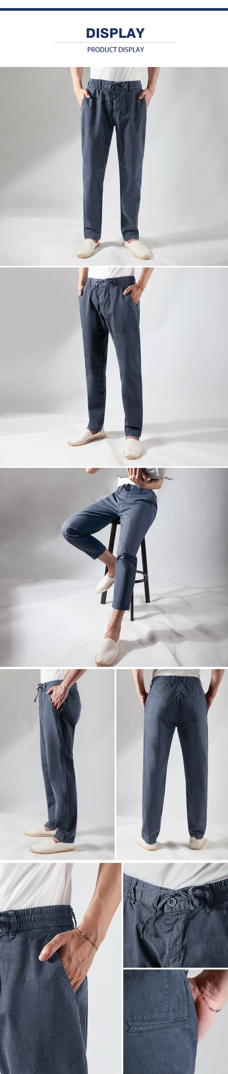 mens cropped pleated trousers