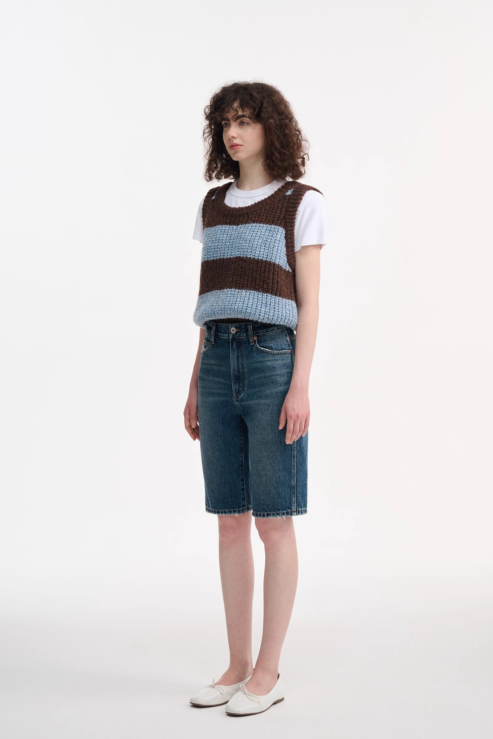 jeans capri shorts