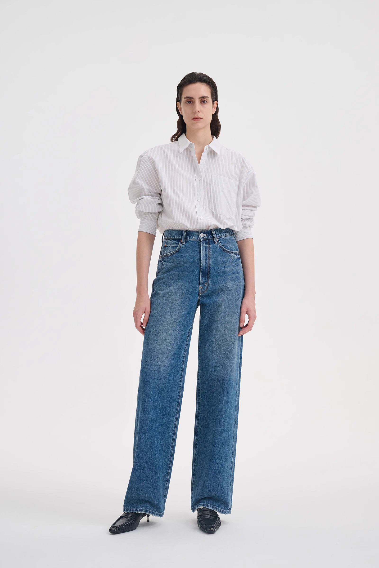 soft wide leg jeans
