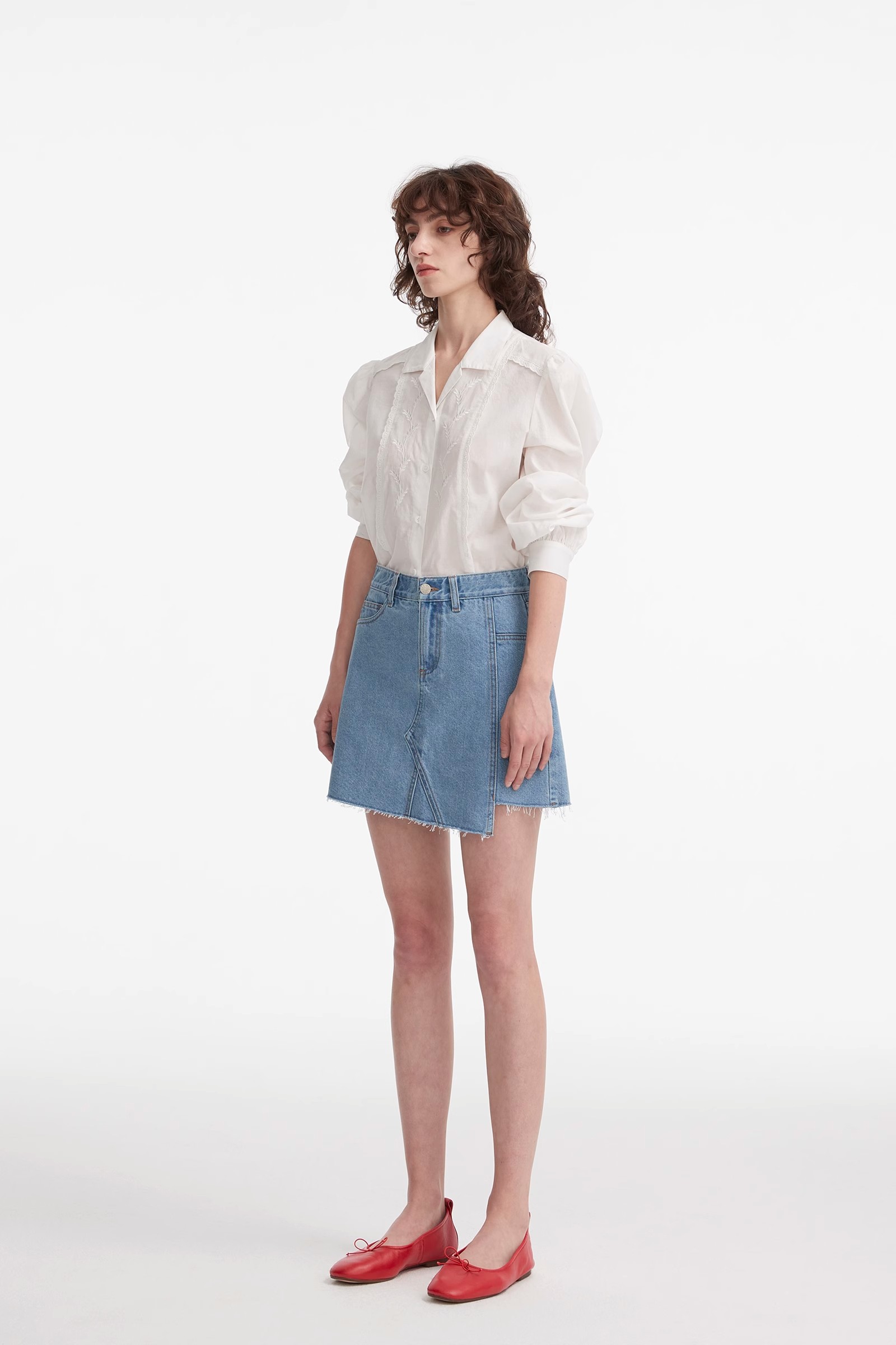 denim culottes pants