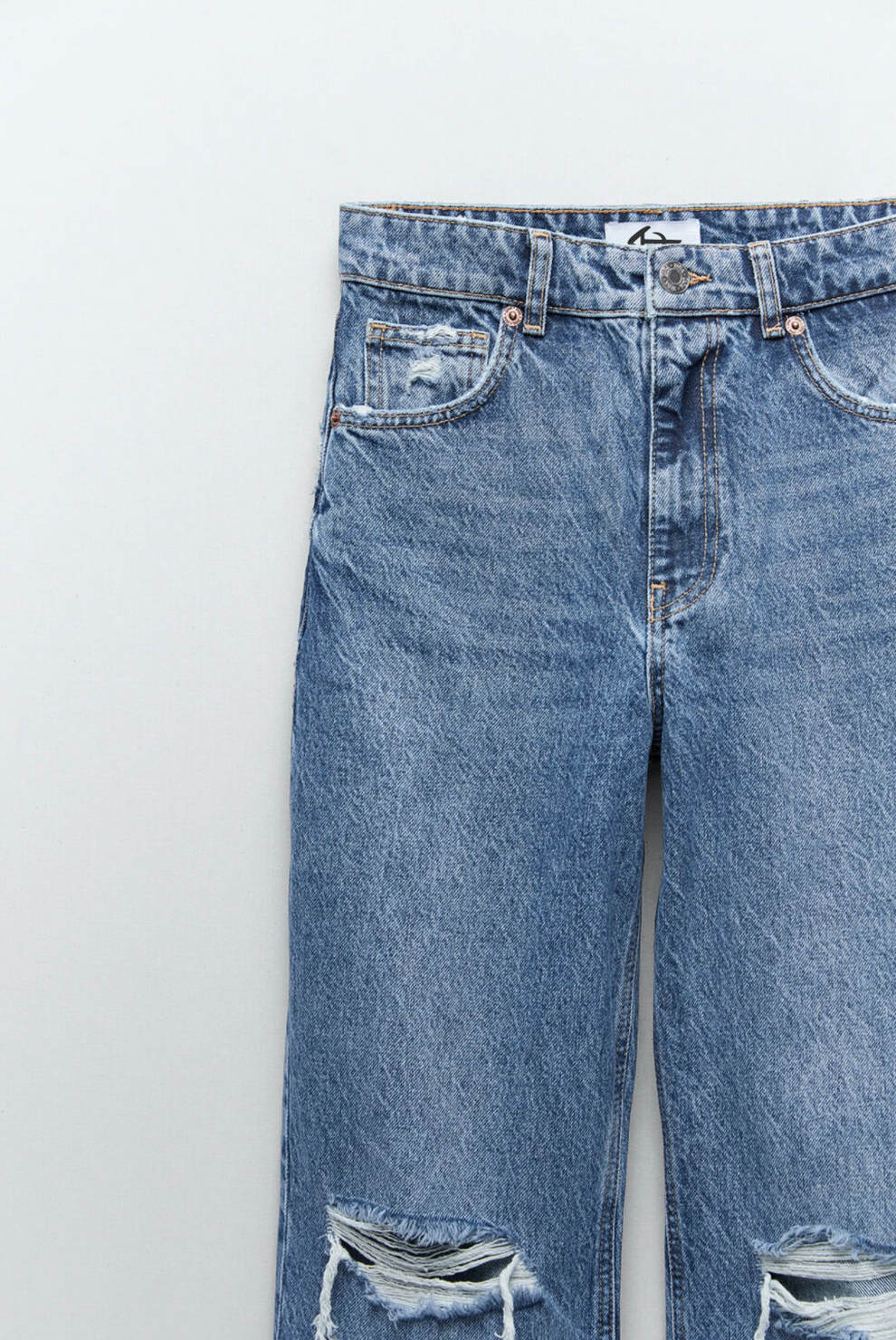 high waisted wow slim straight jeans