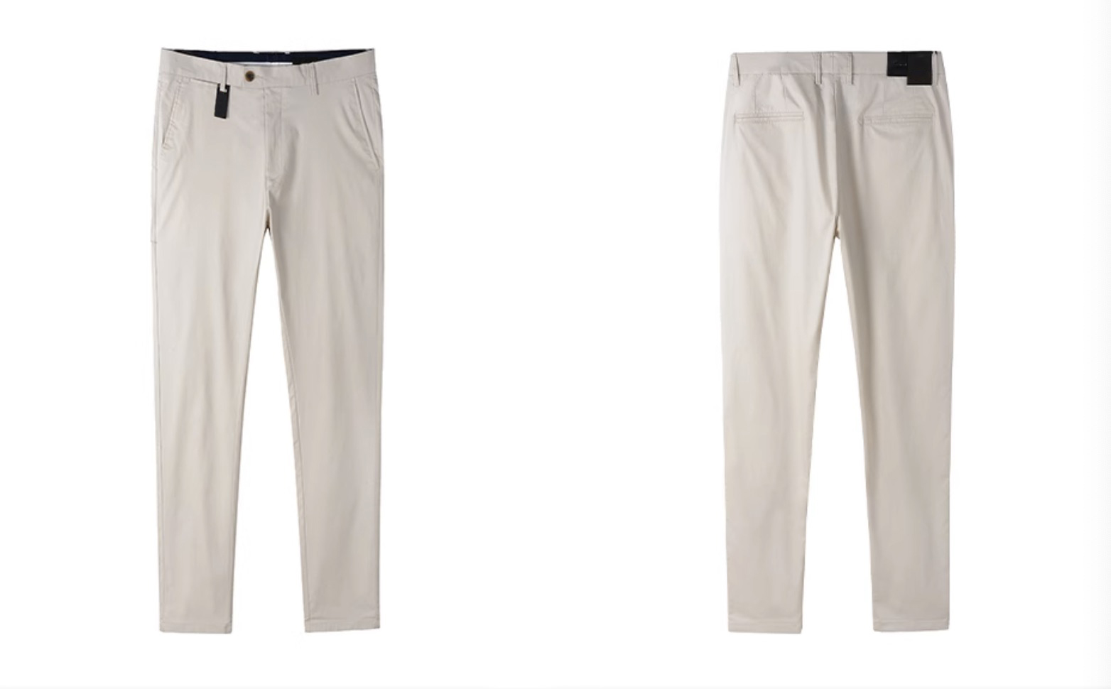 mens slim dress pants black